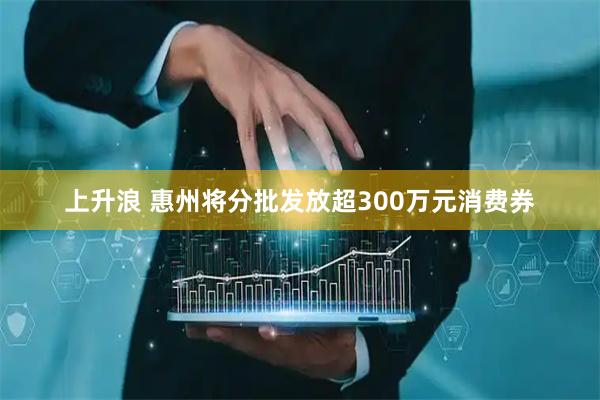 上升浪 惠州将分批发放超300万元消费券