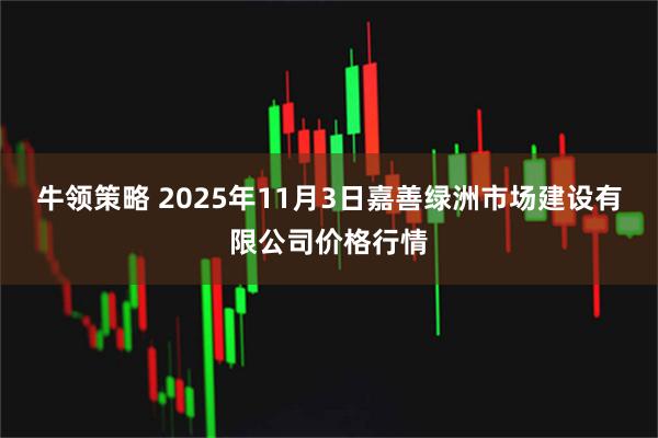 牛领策略 2025年11月3日嘉善绿洲市场建设有限公司价格行情