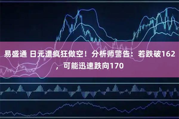 易盛通 日元遭疯狂做空！分析师警告：若跌破162，可能迅速跌向170